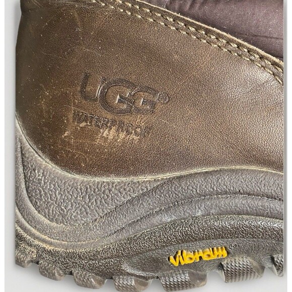 UGG Waterproof Event Brown Vibram Winter Snow Boots Women's US 7 EU 38 Sherpa - Picture 12 of 14